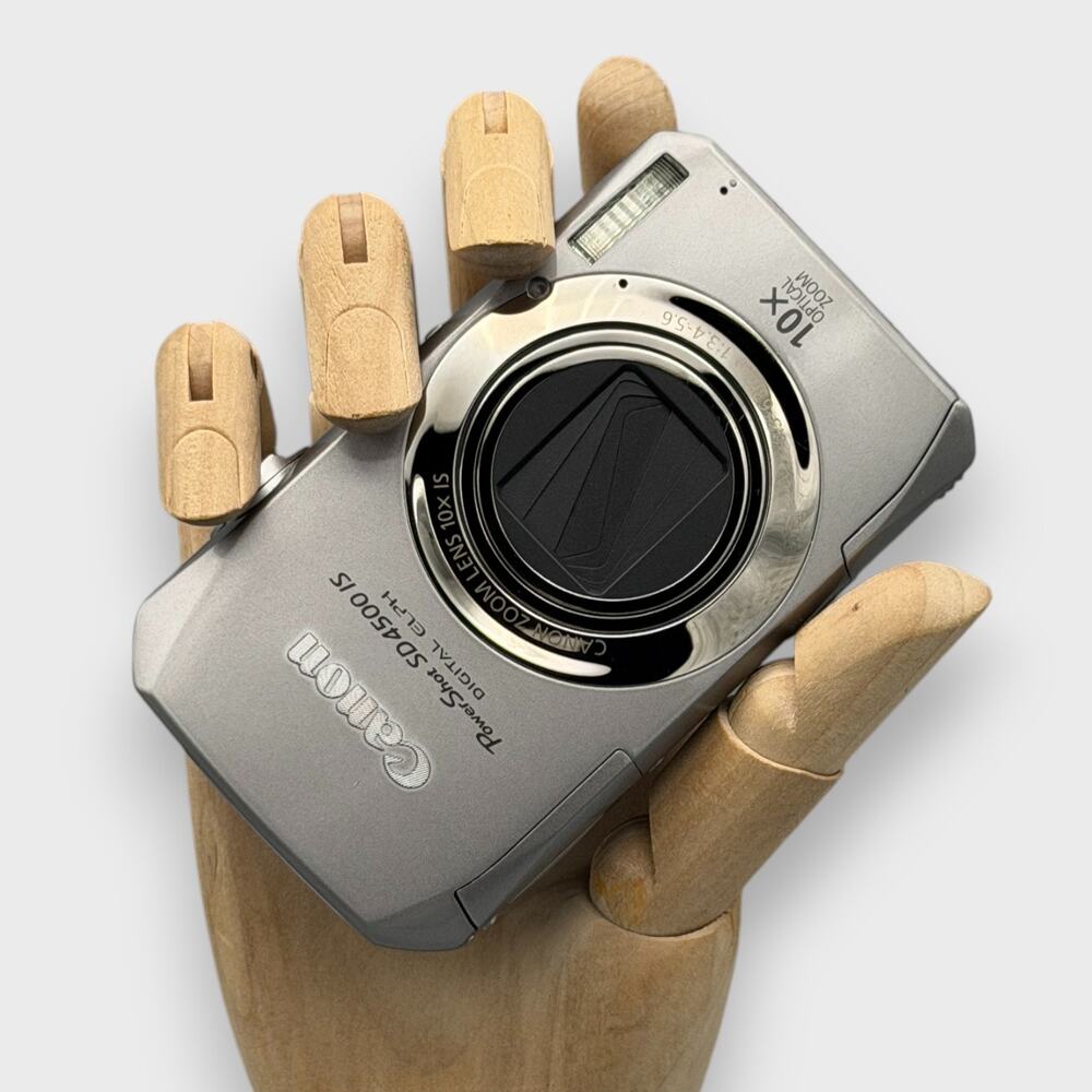 Canon PowerShot SD4500 IS Digital Camera | 10MP | Silver